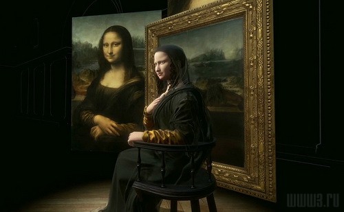 Мона Лиза вышла в 3-е измерение