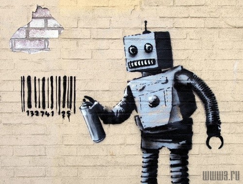 Роботы овладели искусством граффити