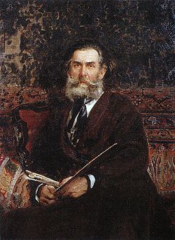 И. Е. Репин. Портрет Боголюбова, 1876 год.