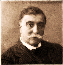 Действительный член Императорской Академии Художеств Н. Д. Кузнецов. Фотография 1914 год.