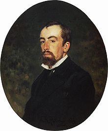 В. Д. Поленов. Портрет работы И. Репина (1877)
