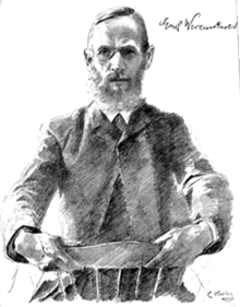 Портрет Э. Вереншёлля. Кристиан Крог (1891)
